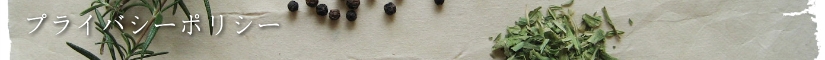 プライバシーポリシー